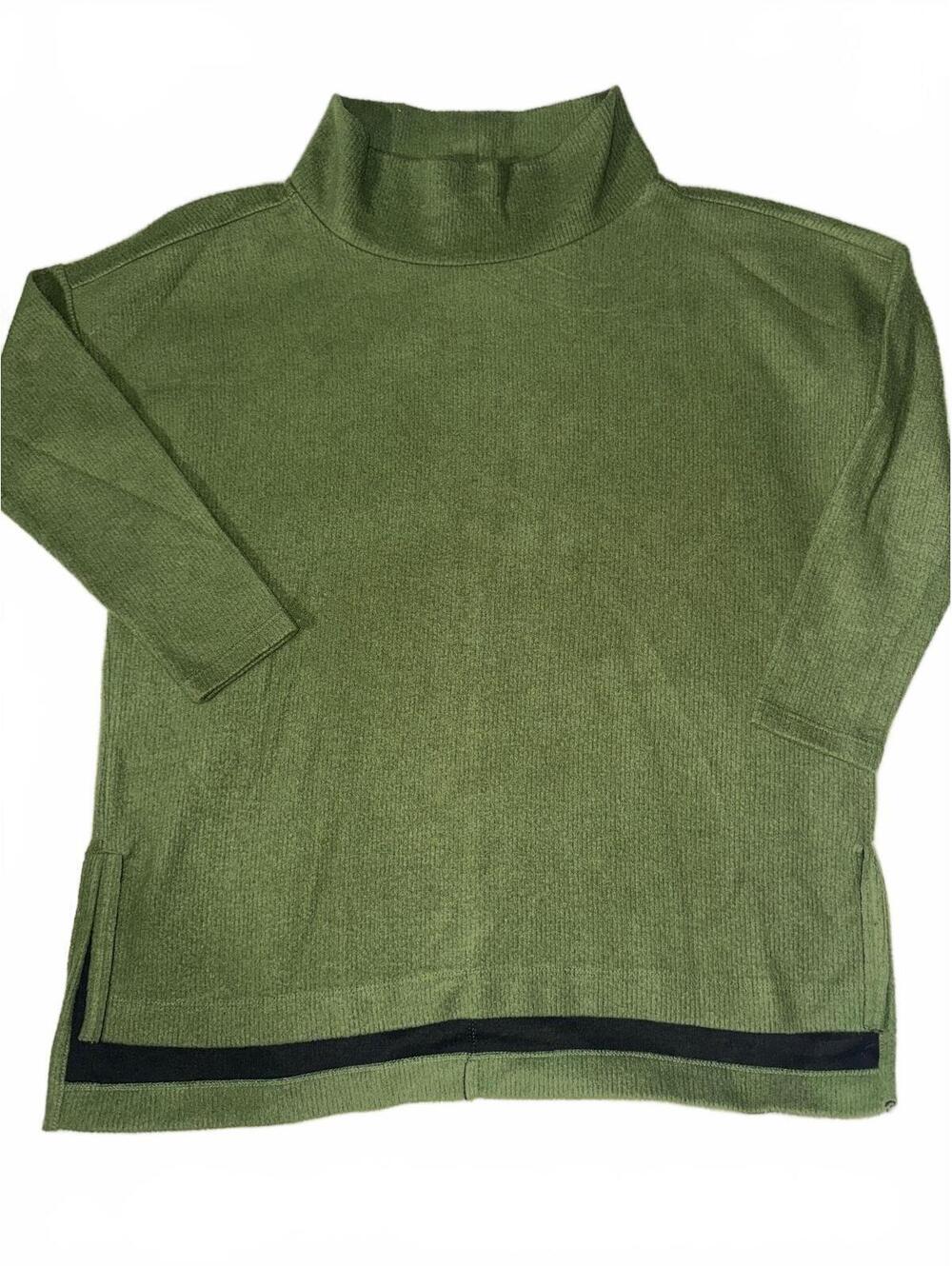 Anthropologie Olive Green Knit Turtleneck Sweater, Size XS